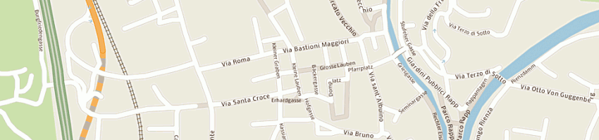 Mappa della impresa b e b sas di bielov m e c a BRESSANONE