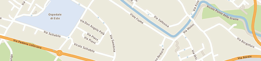 Mappa della impresa municipio a ESTE