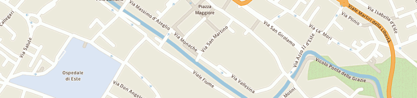 Mappa della impresa regione carabinieri veneto a ESTE