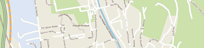 Mappa della impresa rafreider g - pieta' a BRESSANONE