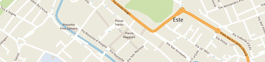 Mappa della impresa siviero lauro enrico nalin alessandro e sciortino antonio - snc a ESTE