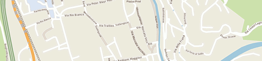 Mappa della impresa albergo orso grigio a BRESSANONE
