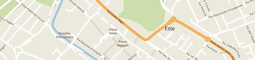 Mappa della impresa ae ciacoe sas di mazzuccato graziano e c a ESTE