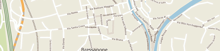 Mappa della impresa albergo aurora a BRESSANONE