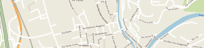 Mappa della impresa cassa di risparmio di bolzano spa a BRESSANONE