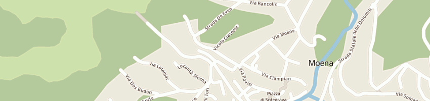 Mappa della impresa vanzo gianfranco a MOENA