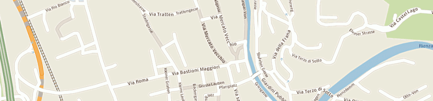 Mappa della impresa outlet by black jack a BRESSANONE