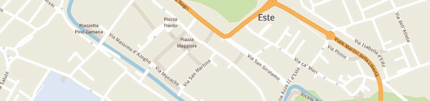 Mappa della impresa andreose gino a ESTE