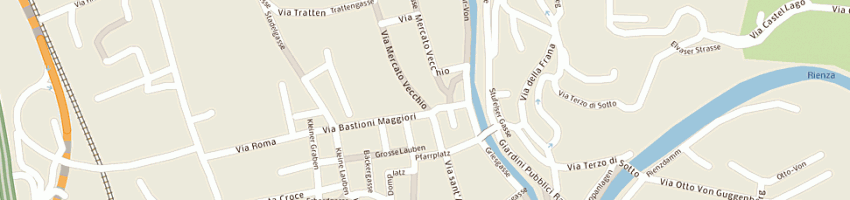 Mappa della impresa vinus sas a BRESSANONE