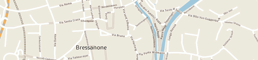 Mappa della impresa hinteregger andreas a BRESSANONE