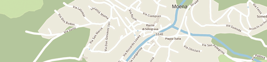 Mappa della impresa la fruttera di calliari carmelo e c snc a MOENA