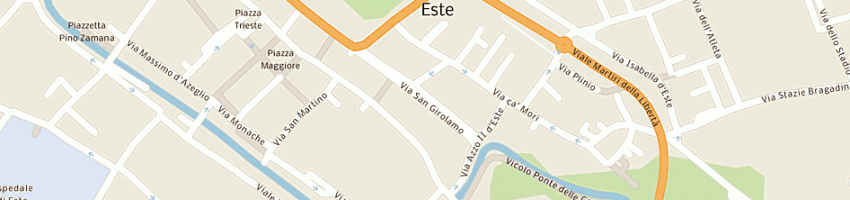 Mappa della impresa comunian casimiro a ESTE