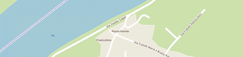 Mappa della impresa galliera diana a FERRARA