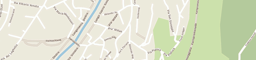 Mappa della impresa pizzeria trametsch snc di simeoni klaus e co a BRESSANONE