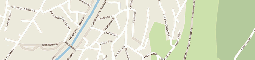 Mappa della impresa panificio profanter michael e co sas a BRESSANONE