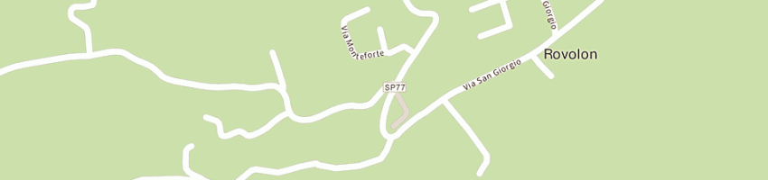 Mappa della impresa benato gino a ROVOLON