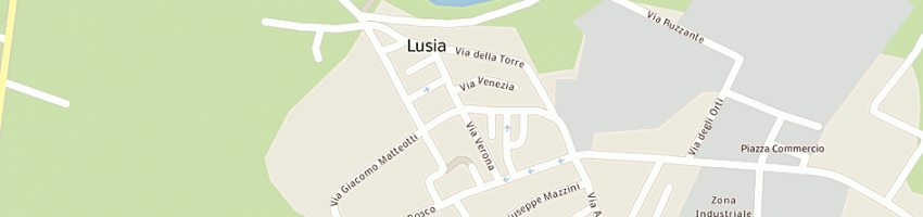 Mappa della impresa ral consulting di rossi lino, rossi rodolfo e c sas a LUSIA