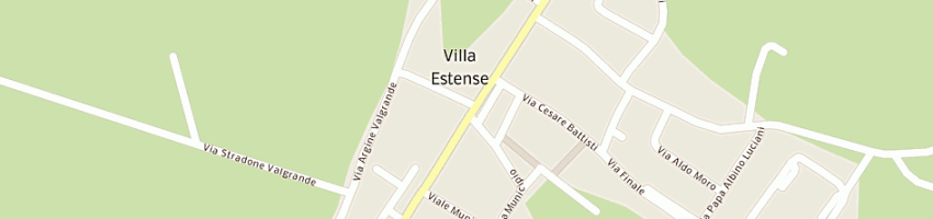 Mappa della impresa ferrigo giovanni a VILLA ESTENSE