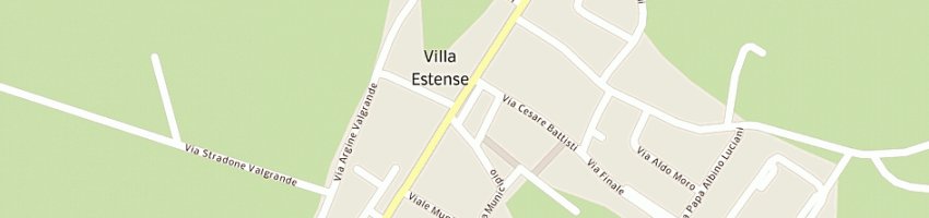 Mappa della impresa municipio a VILLA ESTENSE
