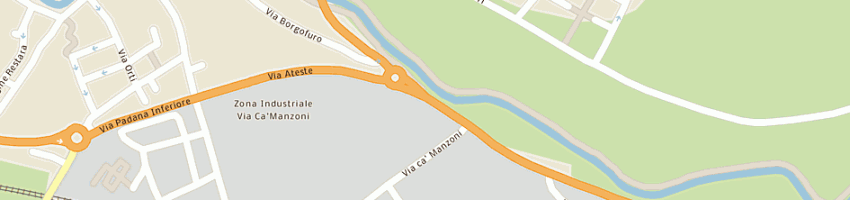 Mappa della impresa decom sas di dante luciano e c a ESTE