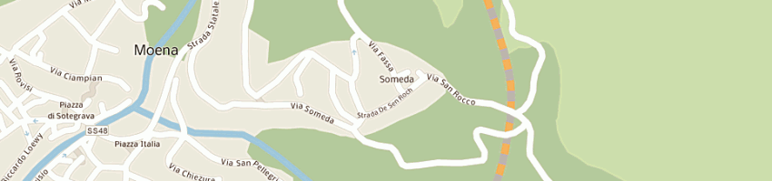 Mappa della impresa garni' miravalle a MOENA