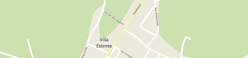 Mappa della impresa maglificio estense tricot a VILLA ESTENSE