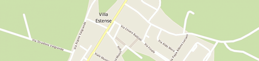 Mappa della impresa ferrarese antonio a VILLA ESTENSE