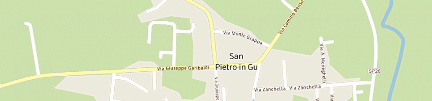 Mappa della impresa zanini di zanini luciano e c snc a SAN PIETRO IN GU