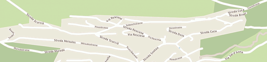 Mappa della impresa deluca giuliano a ORTISEI