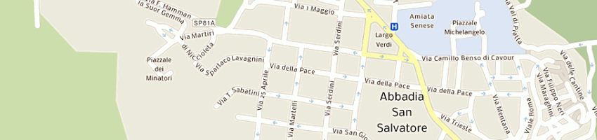 Mappa della impresa scacco matto abbigliamento a ABBADIA SAN SALVATORE