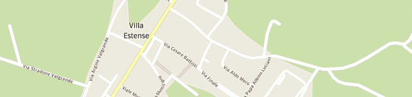Mappa della impresa baratella fratelli (snc) a VILLA ESTENSE