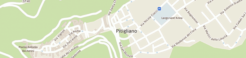 Mappa della impresa almar sas di nucci lida e figli a PITIGLIANO