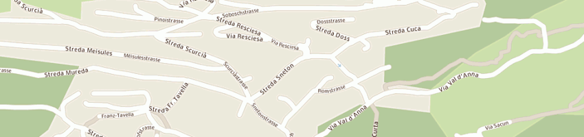 Mappa della impresa residence costa a ORTISEI