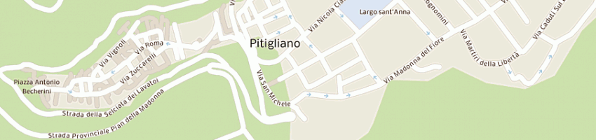 Mappa della impresa poste italiane spa a PITIGLIANO