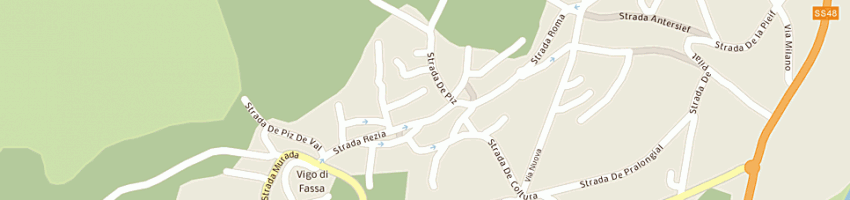 Mappa della impresa vian luigi a VIGO DI FASSA