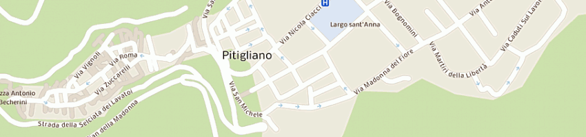 Mappa della impresa assitirrena di roghi claudio e c sas a PITIGLIANO