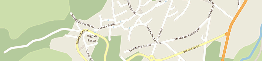 Mappa della impresa santa giuliana di testor guglielmina e c snc a VIGO DI FASSA