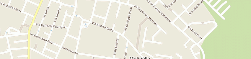 Mappa della impresa waqar market sas di bashir ahmed e c a MOLINELLA