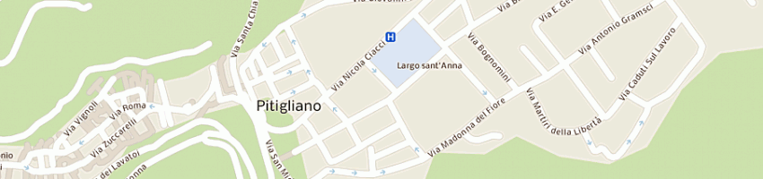 Mappa della impresa consorzio agrario provinciale a PITIGLIANO