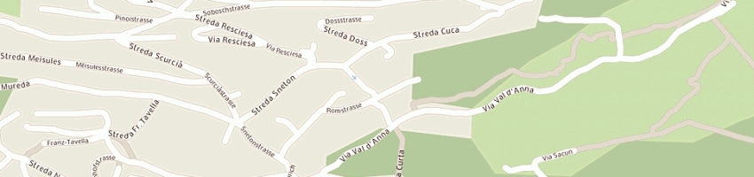 Mappa della impresa kostner rodolfo a ORTISEI