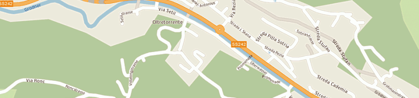 Mappa della impresa interconsult (srl) a ORTISEI