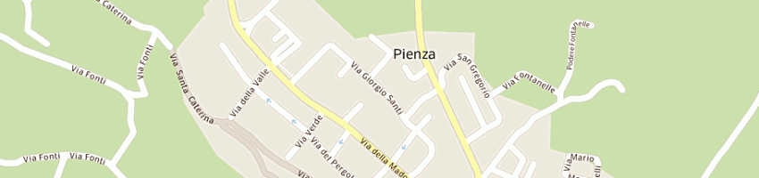 Mappa della impresa compagnia popolare teatro pov a PIENZA
