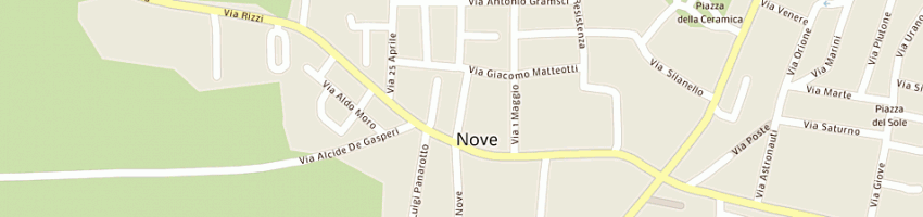 Mappa della impresa orsato snc a NOVE