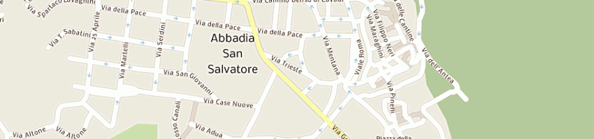 Mappa della impresa albergo ristorante olimpia a ABBADIA SAN SALVATORE
