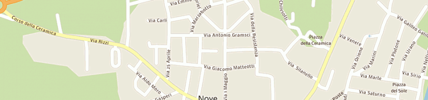 Mappa della impresa banca antonveneta spa a NOVE