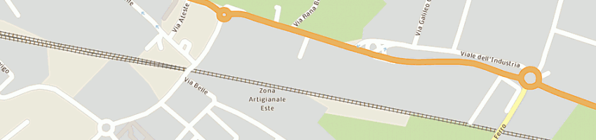 Mappa della impresa sceve srl a ESTE