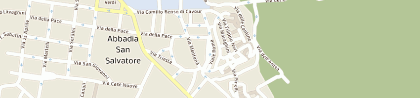 Mappa della impresa agenzia espress a ABBADIA SAN SALVATORE