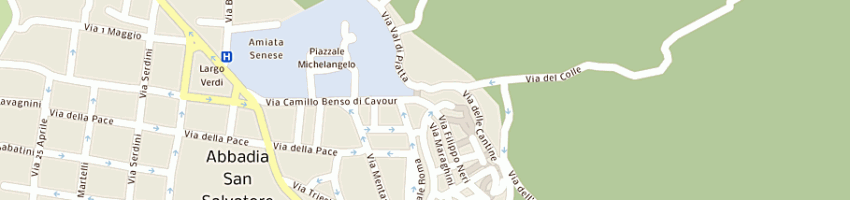 Mappa della impresa punto c di contorni paolo a ABBADIA SAN SALVATORE