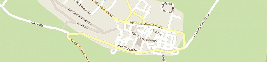 Mappa della impresa az agr di zazzeri giancarlo a PIENZA