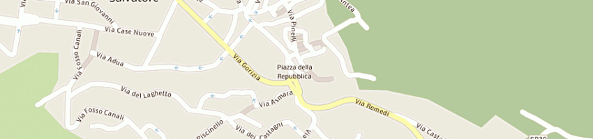 Mappa della impresa macelleria sacchi silia di contorni r e c a ABBADIA SAN SALVATORE